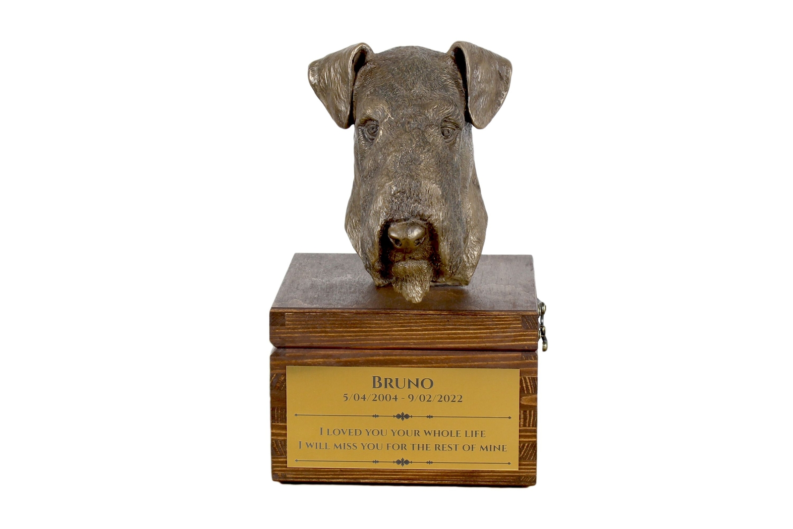 Airedale Terrier Brown Urn Art-Dog