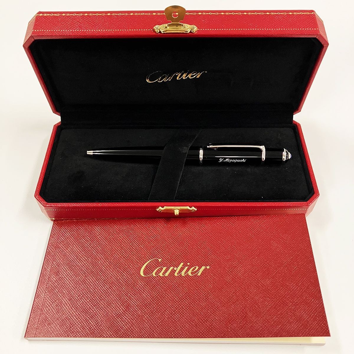 Cartier Diabolo De Ballpoint Pen With Name Engraving