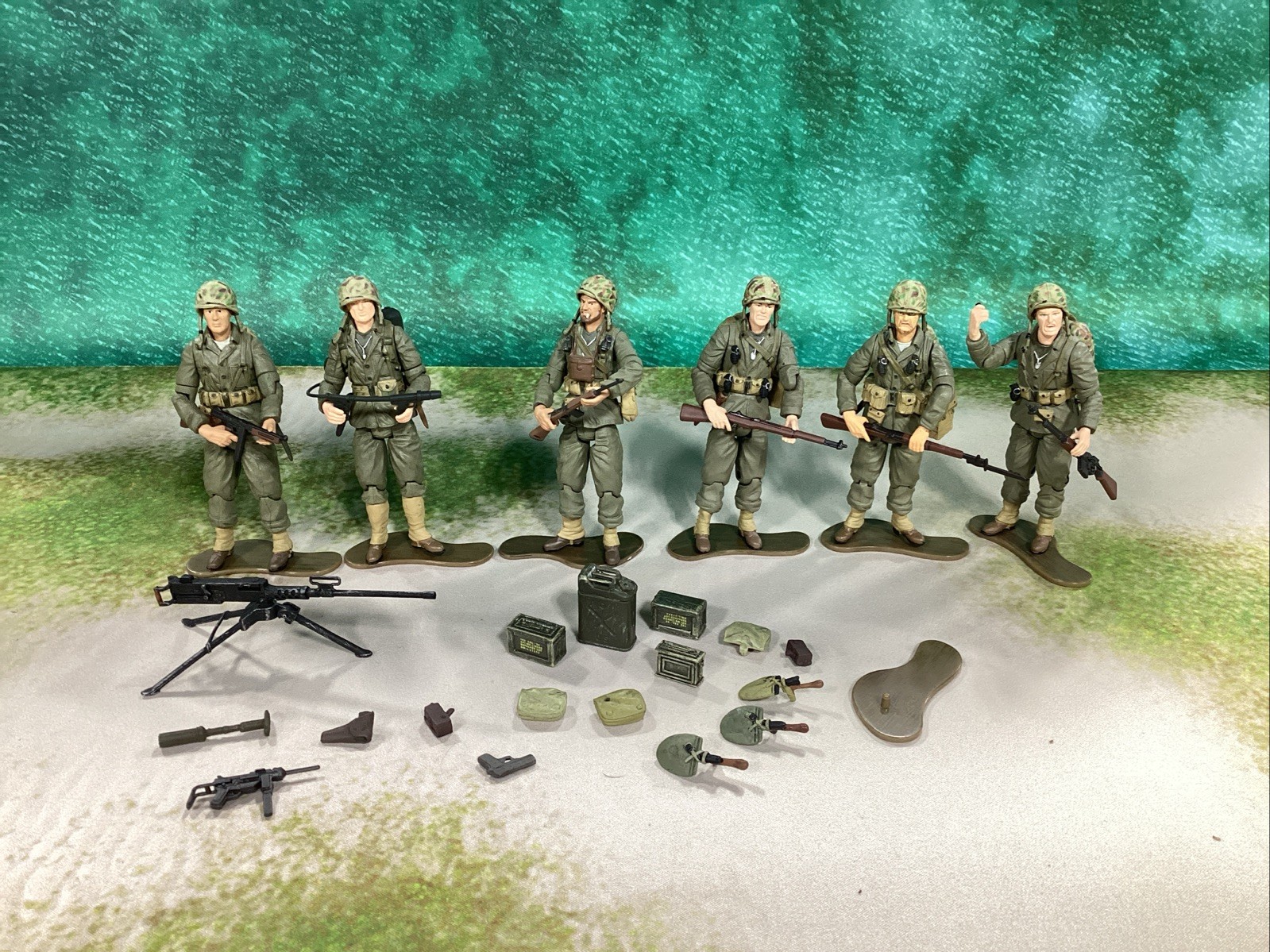 21st Century Ultimate Soldier USA 1st Marines Squad (6) 1:18 PV332615