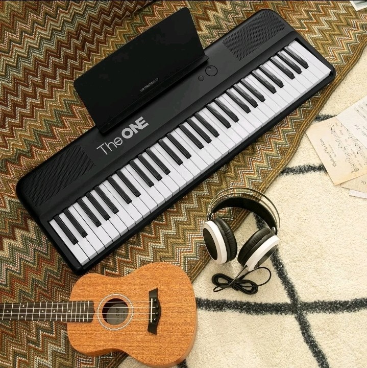 The ONE COLOR Smart Keyboard 61-Key Electronic Keyboard Bluetooth LED Learning