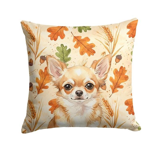 Carolines Treasures WDK7771PW1818 18 x 18 in. Fawn Chihuahua Heirloom Fall Th...