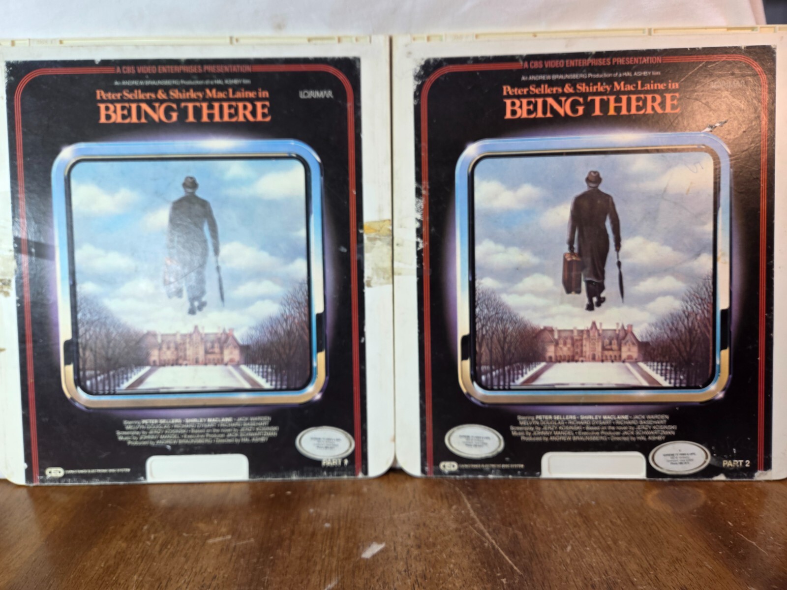 Being There RCA SelectaVision CED VideoDisc Peter Sellers 2 Disc Set
