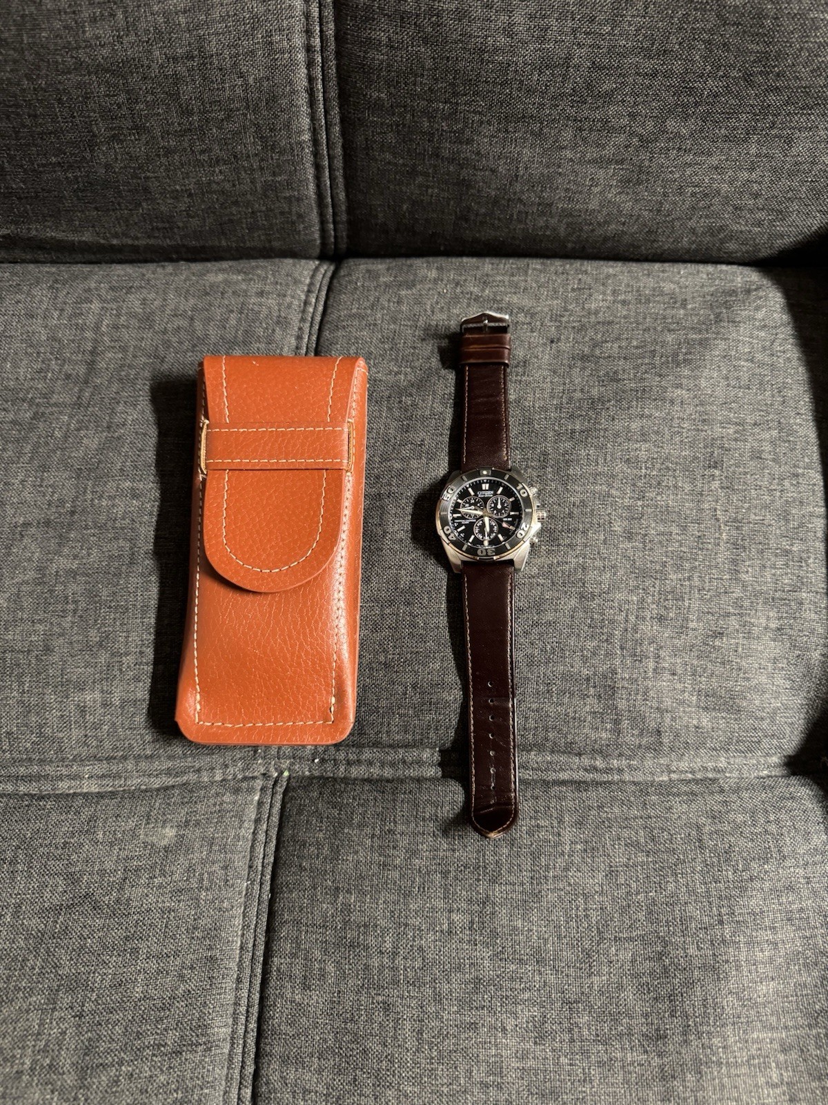 CITIZEN ECO-DRIVE THE SIGNATURE COLLECTION "COURAGEOUS" E820-S075297 Needs Batte