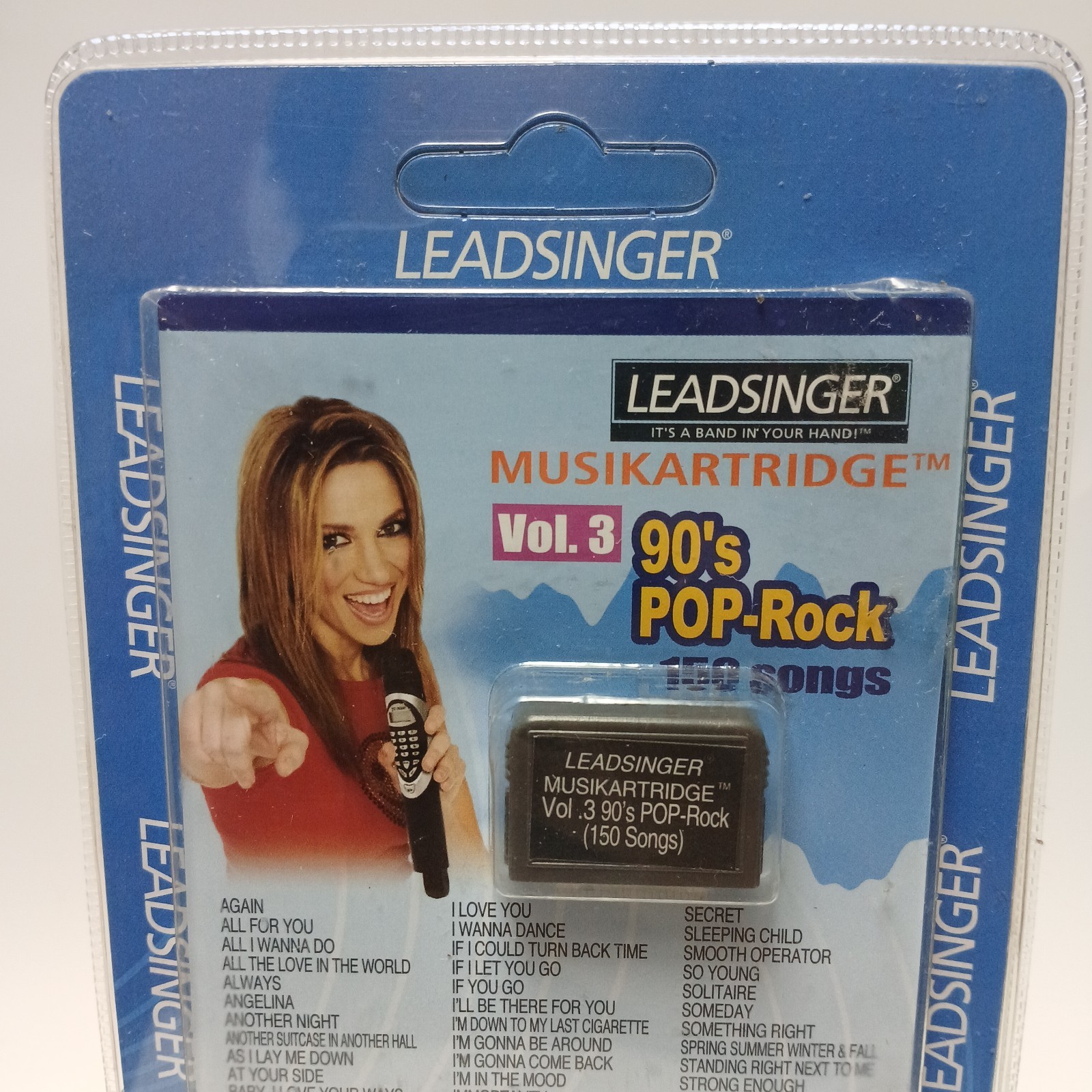 NEW Leadsinger Musikartridge Vol 3 90'S POP ROCK 150 SONGS  LS-2100 & LS-3000