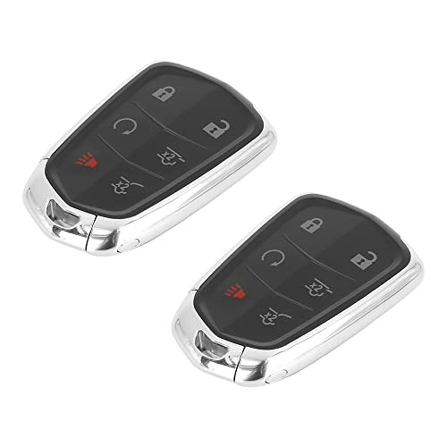 Car Keyless Remote & Remote Case Bundle HYQ2AB for Cadillac Escalade 2015-2018 