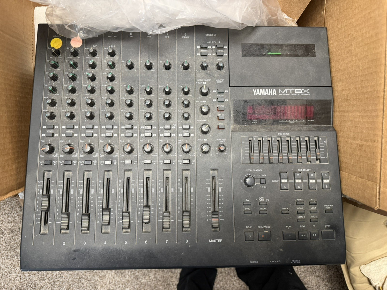 YAMAHA Multitrack Cassette Tape Recorder MT8XII 8track USED Sold AS-IS condition