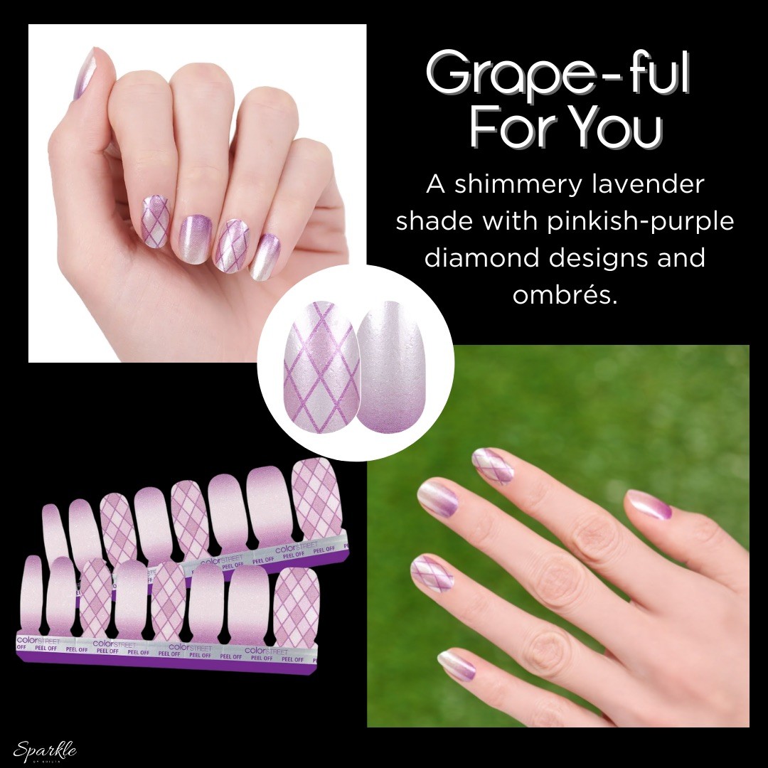 Color Street Vintage Easter 🐣 Grape-ful For You