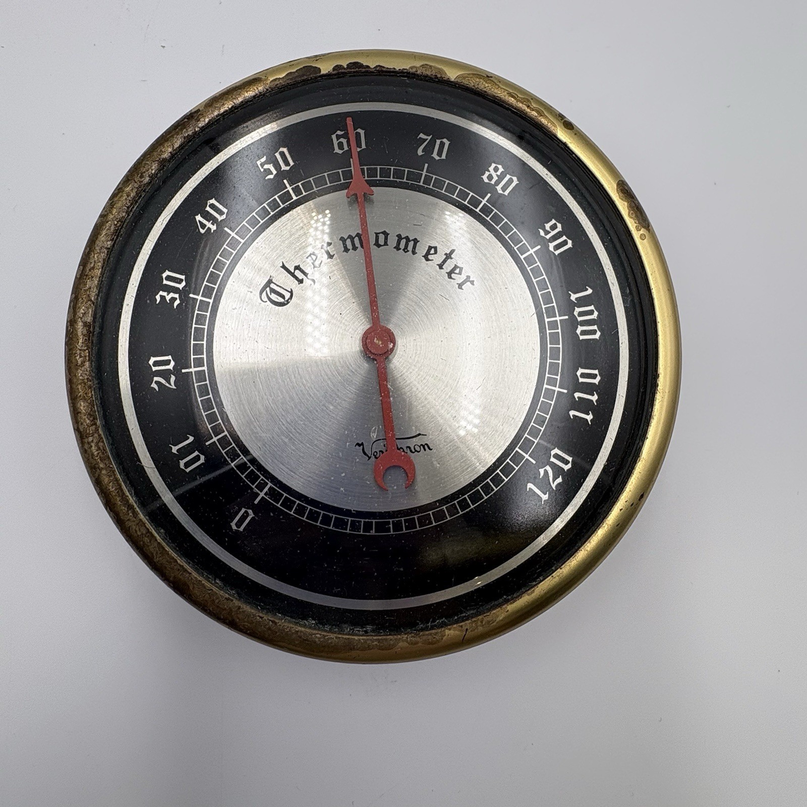 Vintage Verichron Thermometer Wall Mount MCM-#4