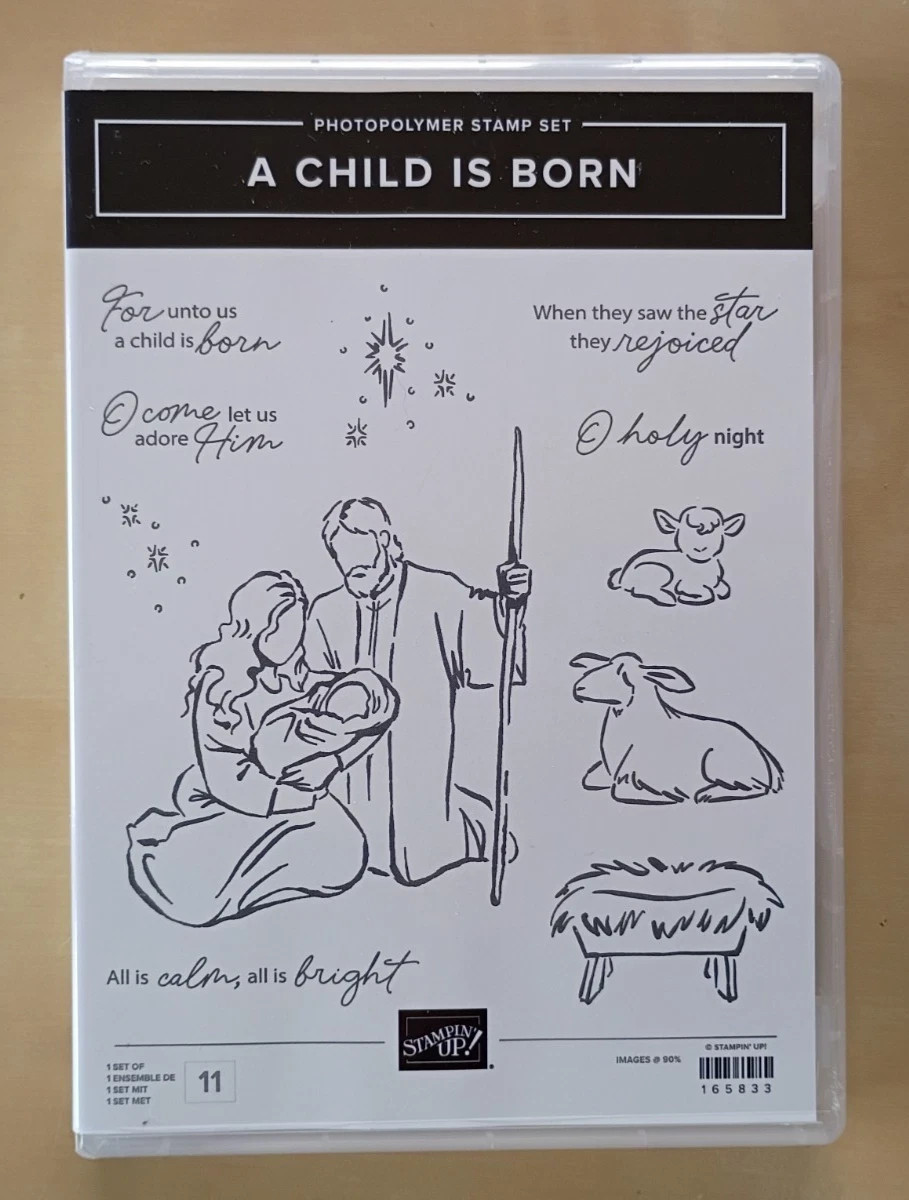 Stampin' UP! A Child Is Born Stamp Set