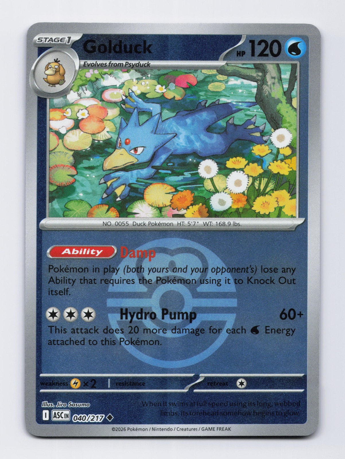 Golduck Uncommon ME: Ascended Heroes 040/217 NM