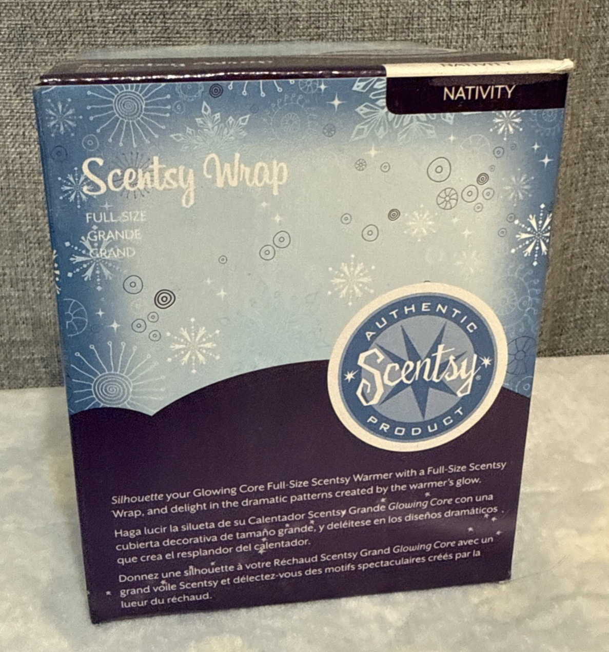 NEW Scentsy NATIVITY Warmer Wrap Manger Scene Christmas Scene WRAP ONLY