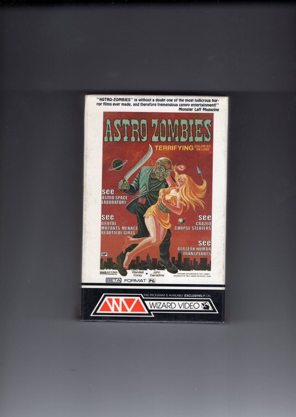 SUPER RARE "ASTRO ZOMBIES" (1968) –  – Betamax – Cult Horror -
