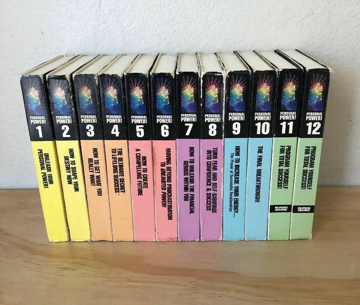 ANTHONY ROBBINS Personal Power! 1989 AUDIO CASSETTE PROGRAM 12 Vol. Set