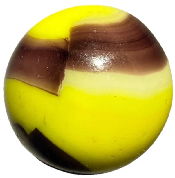 Vintage Marble King Bee Marble 5/8”