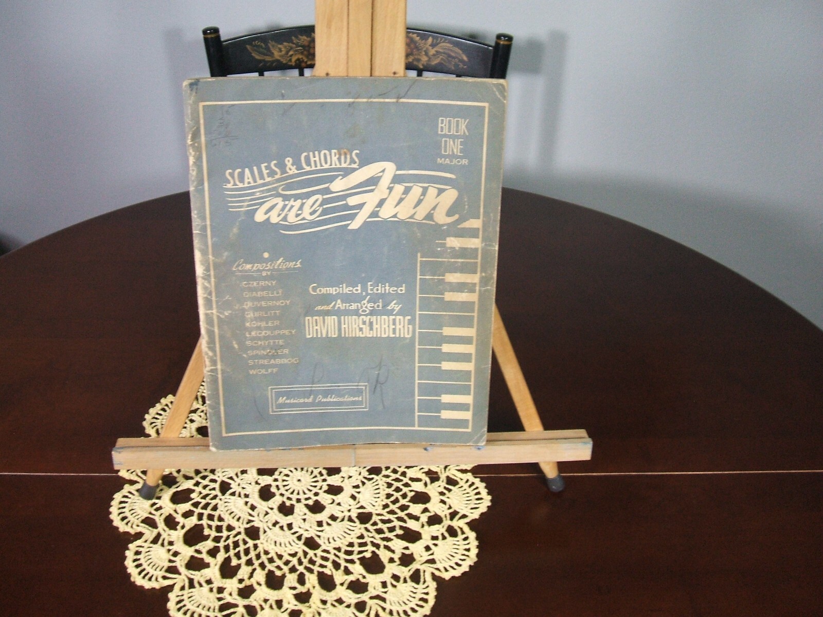 Scales & Chords are Fun  ~ Book One Major  ~ 1948 Paperback David Hirschberg