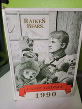 Robert Raikes Vintage Wooden Face Bear Jeremy Camp Grizzly COA Box 1990 /7500