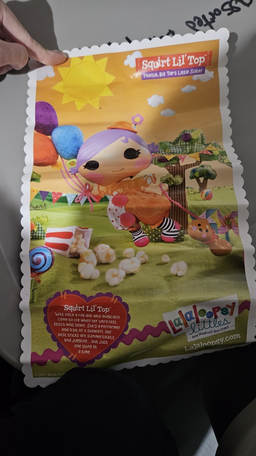 Lalaloopsy Squirt Little Top Poster