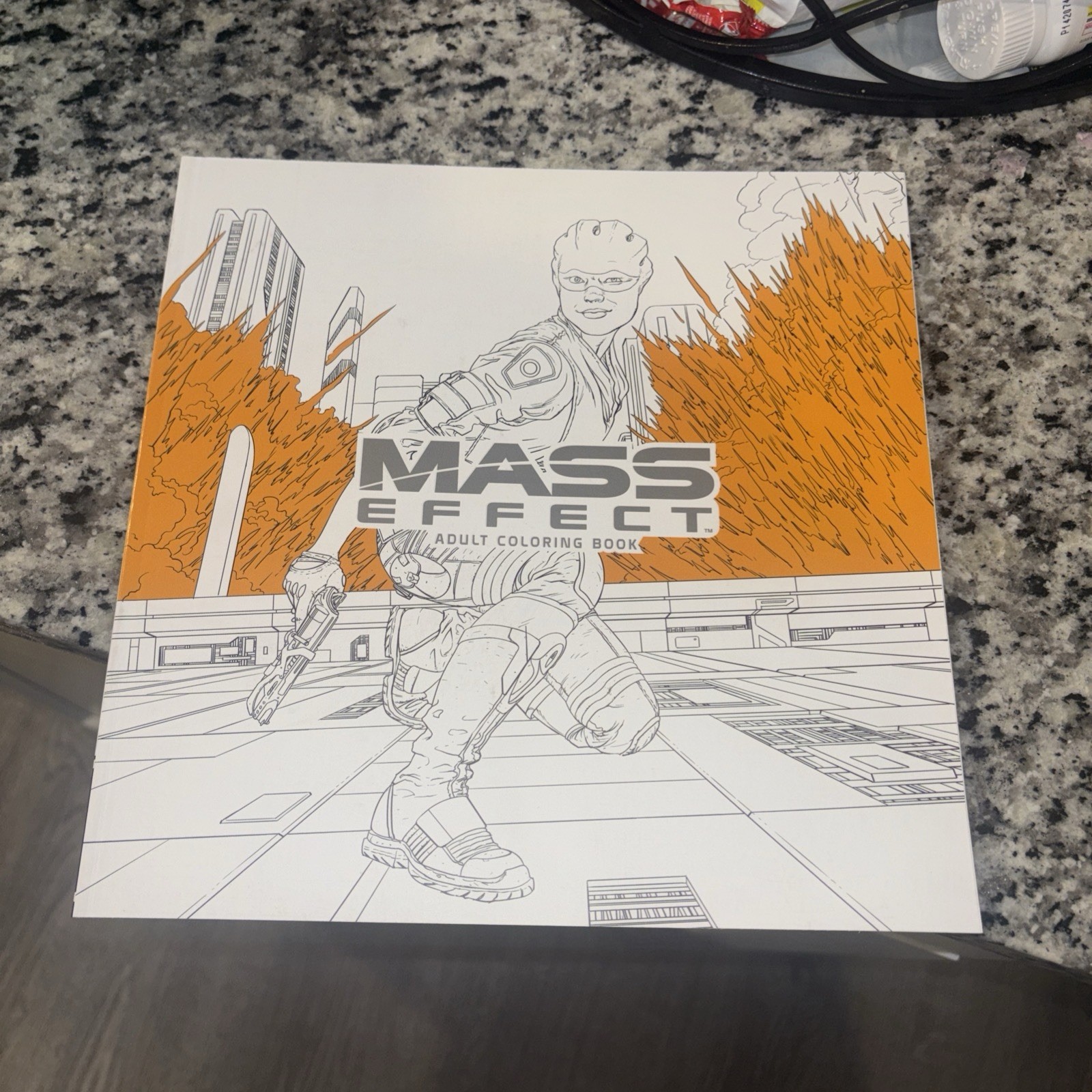 Mass Effect Adult Coloring Book Illustrated by Dark Horse Comics BioWare