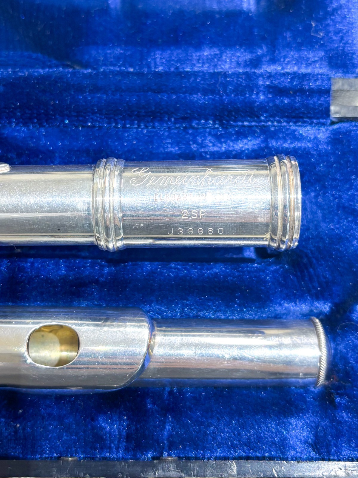 Gemeinhardt 2SP Student Flute Silver Plated w/ Case – Serial J38860