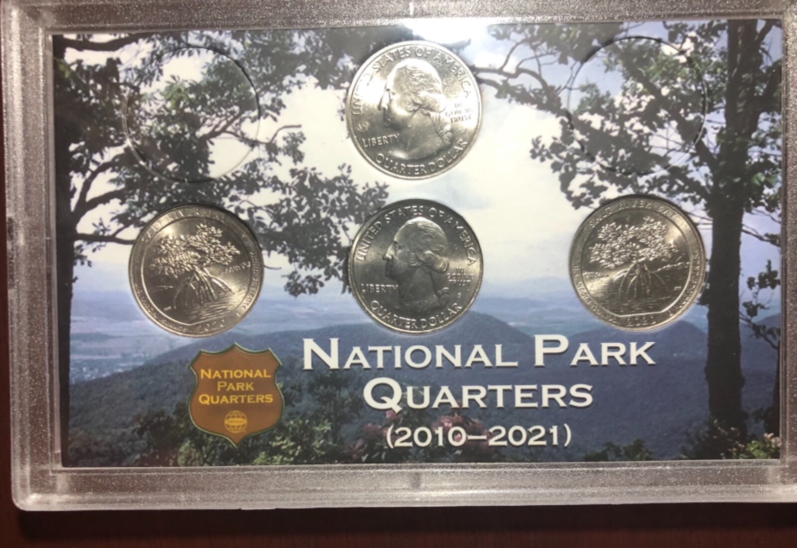 2020-W PRIVY,P,D,S Salt River Bay Virgin Islands-FOUR UNC Quarters Encased