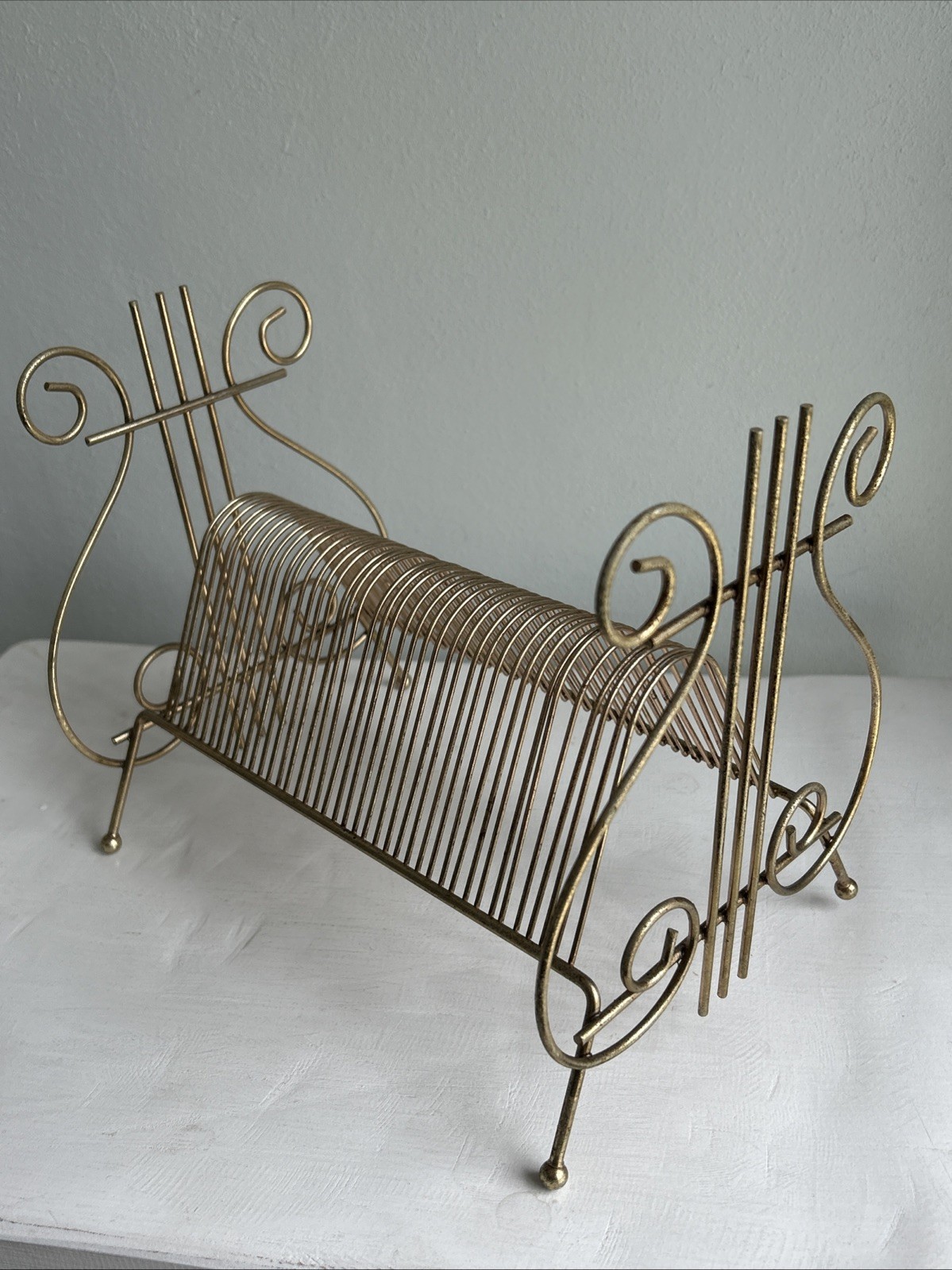 Vintage 45 RPM 7" Vinyl Record Rack