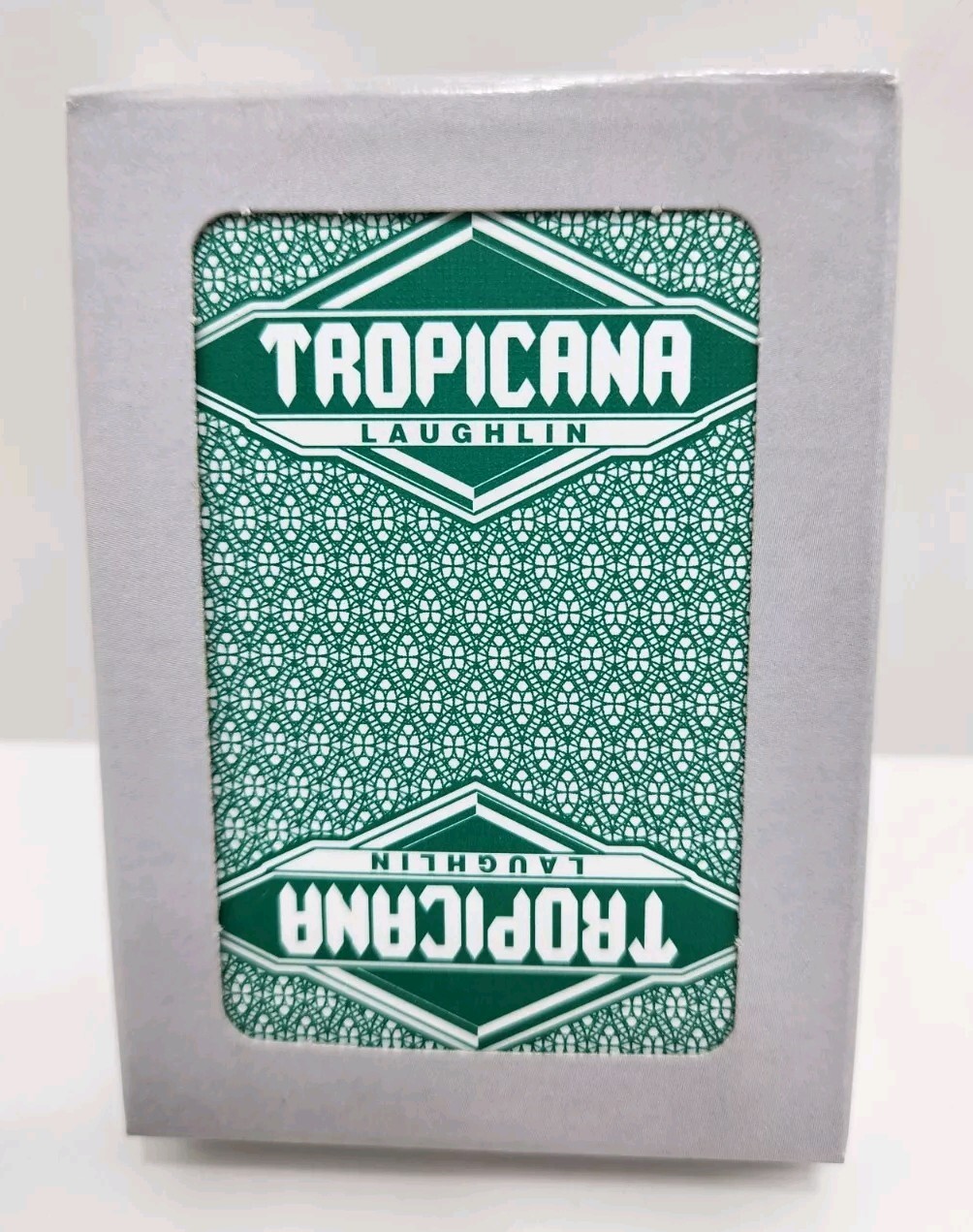 Tropicana Vintage Playing Cards Las Vegas Played Casino Green Played Cards