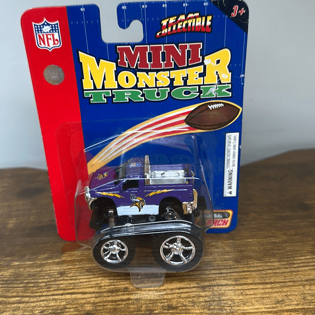 NFL Minnesota Vikings Mini-Monster Truck, New 2005 Issue Team Collectible