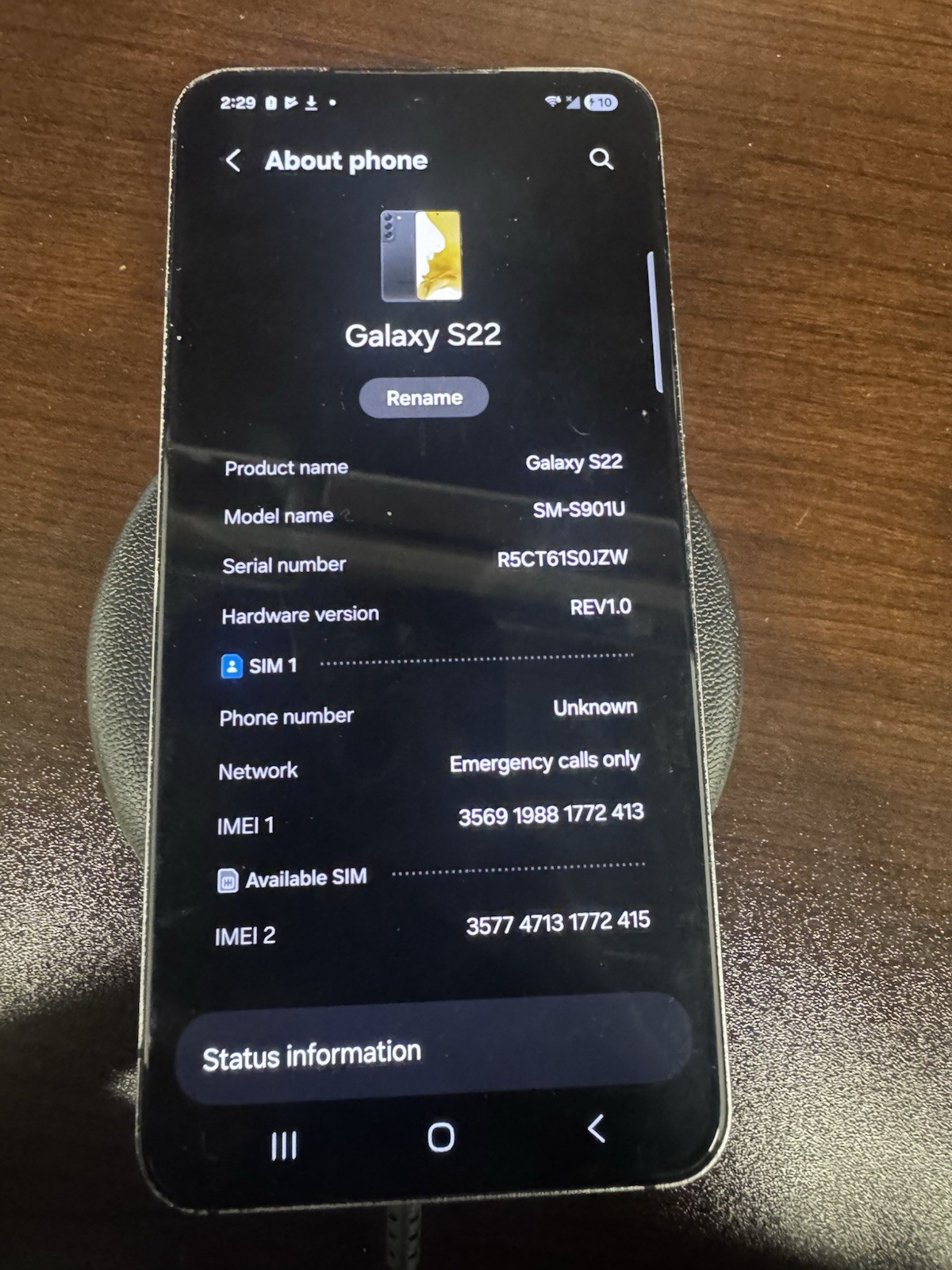 Samsung Galaxy S22 128 Unlocked Black