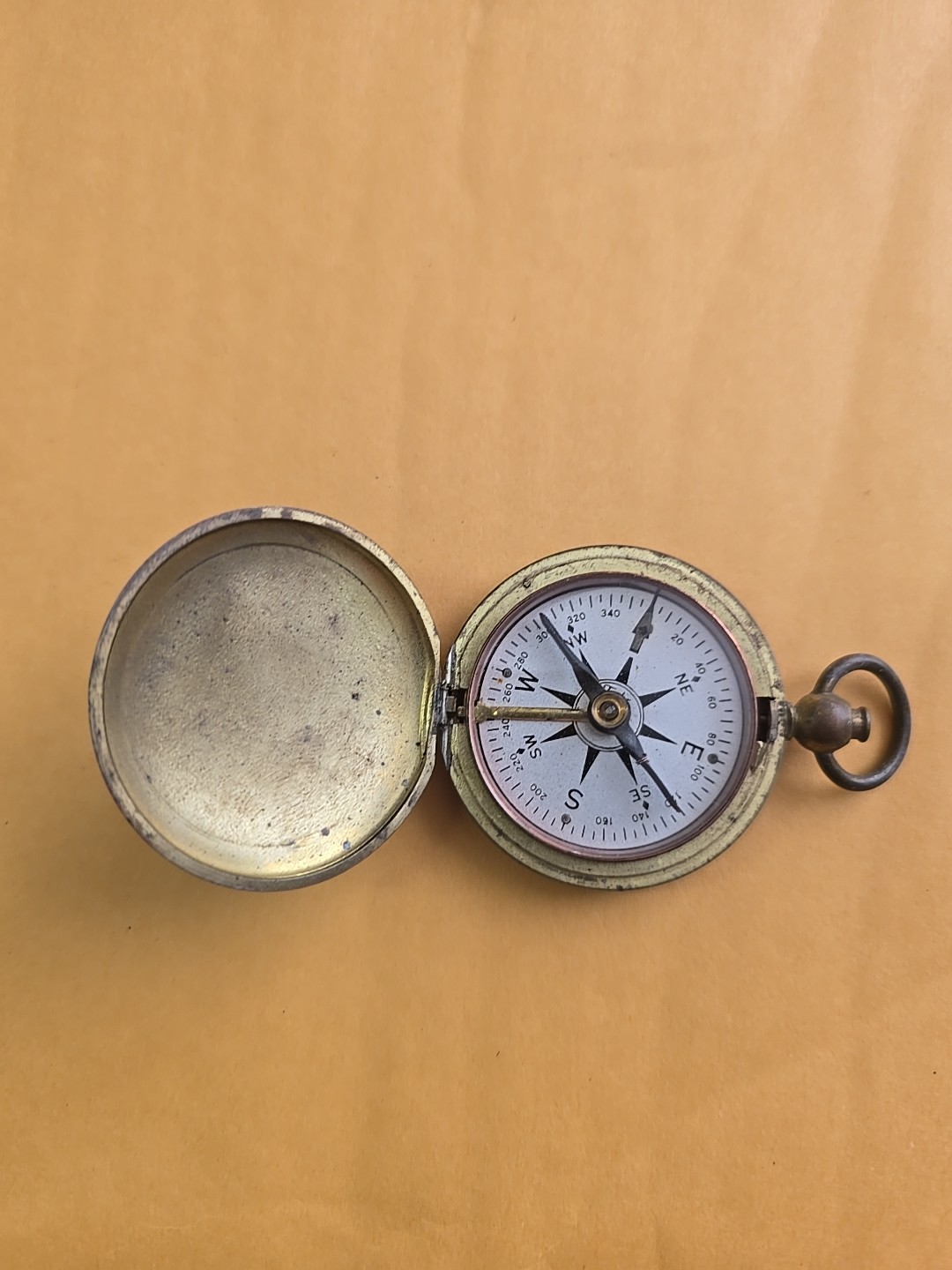 Vintage WWII Taylor Brass Compass