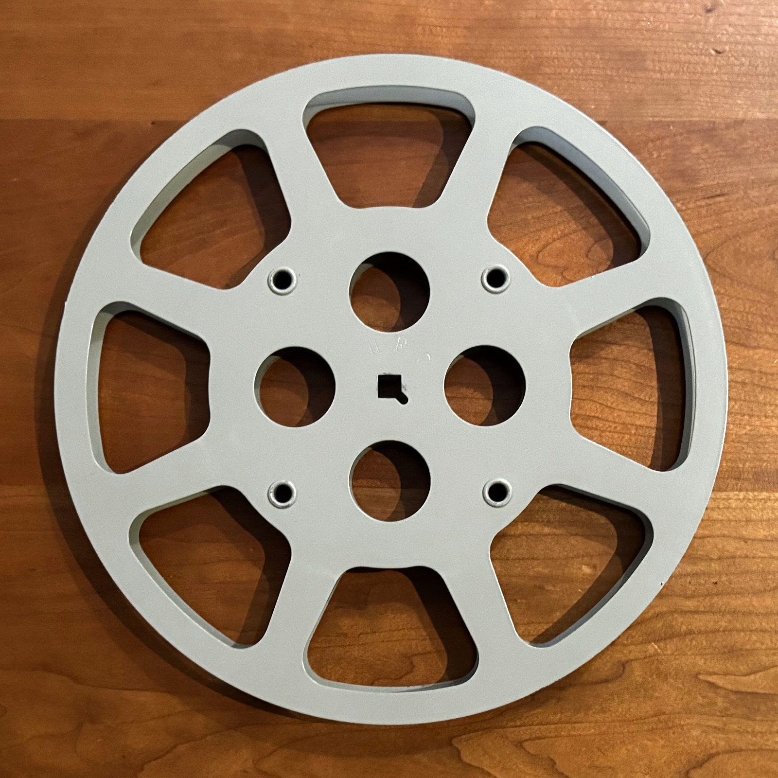 Vintage 600' 16mm Metal Film Reel Hollywood Film Corp 9.25" Near Perfect
