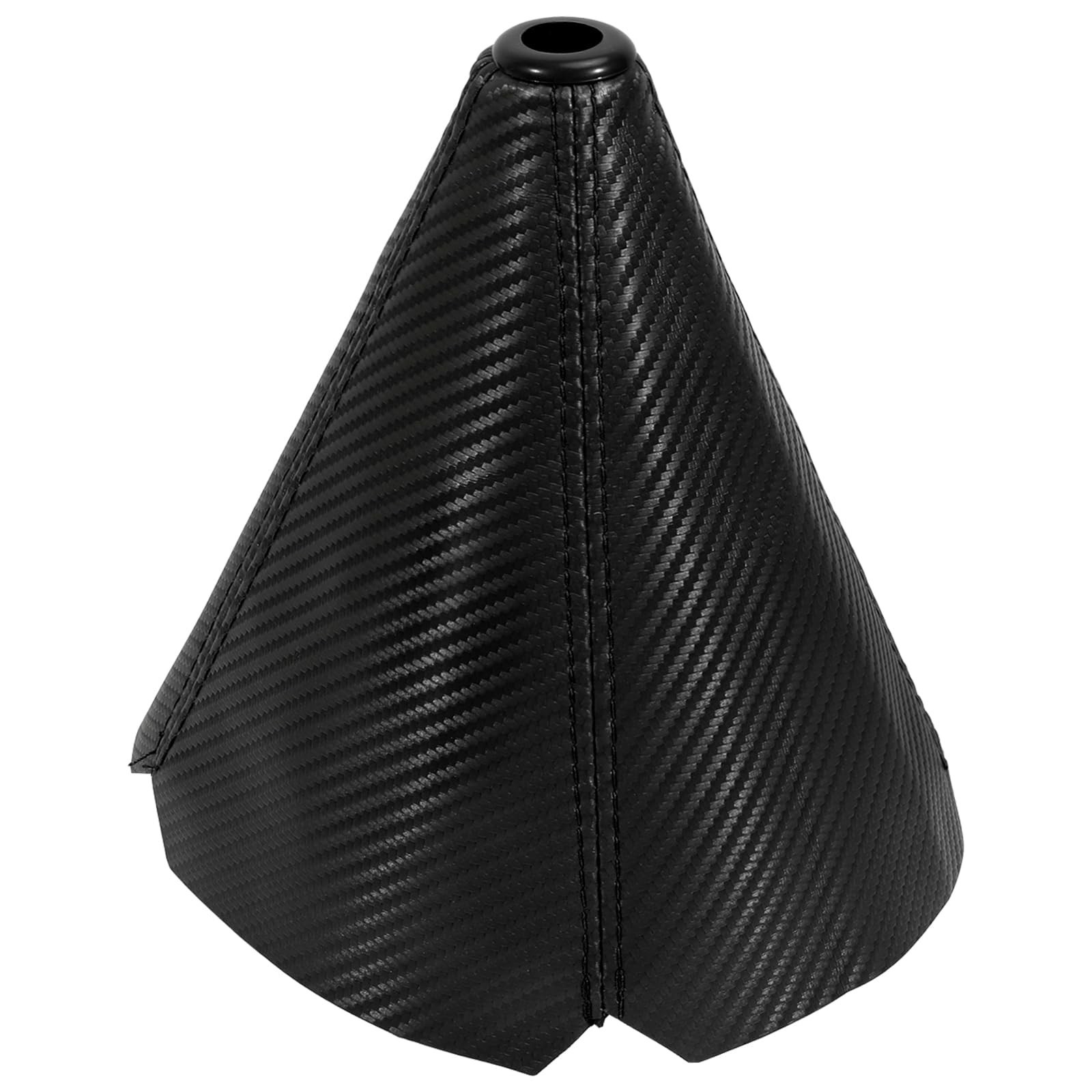 16mm Manual Car Shift Boot,Carbon Fibre Leather Gear Shift Cover for Dust Pre...