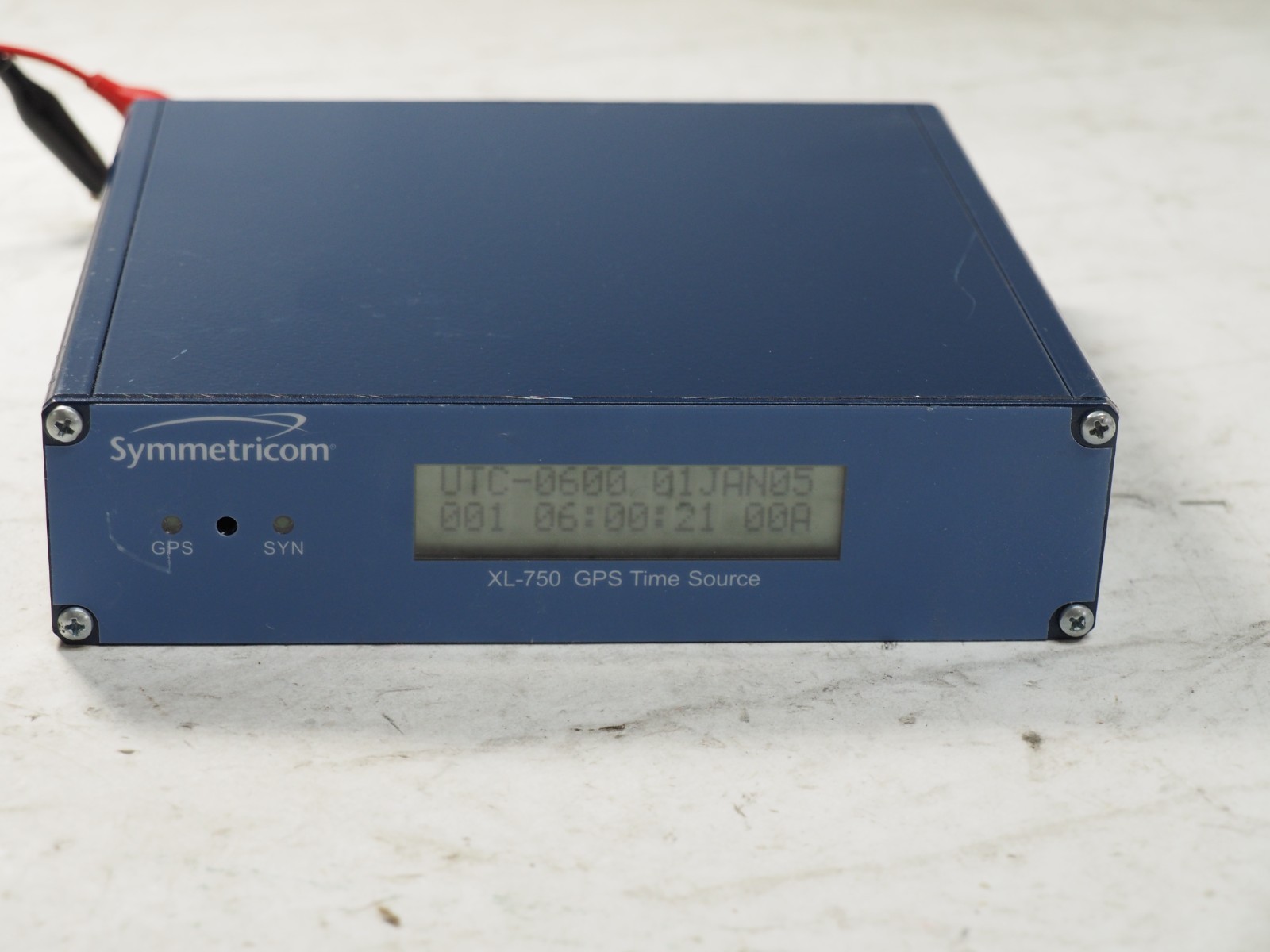 Symmetricom XL-750 GPS Time Source Model: 1540-200 20-60vdc