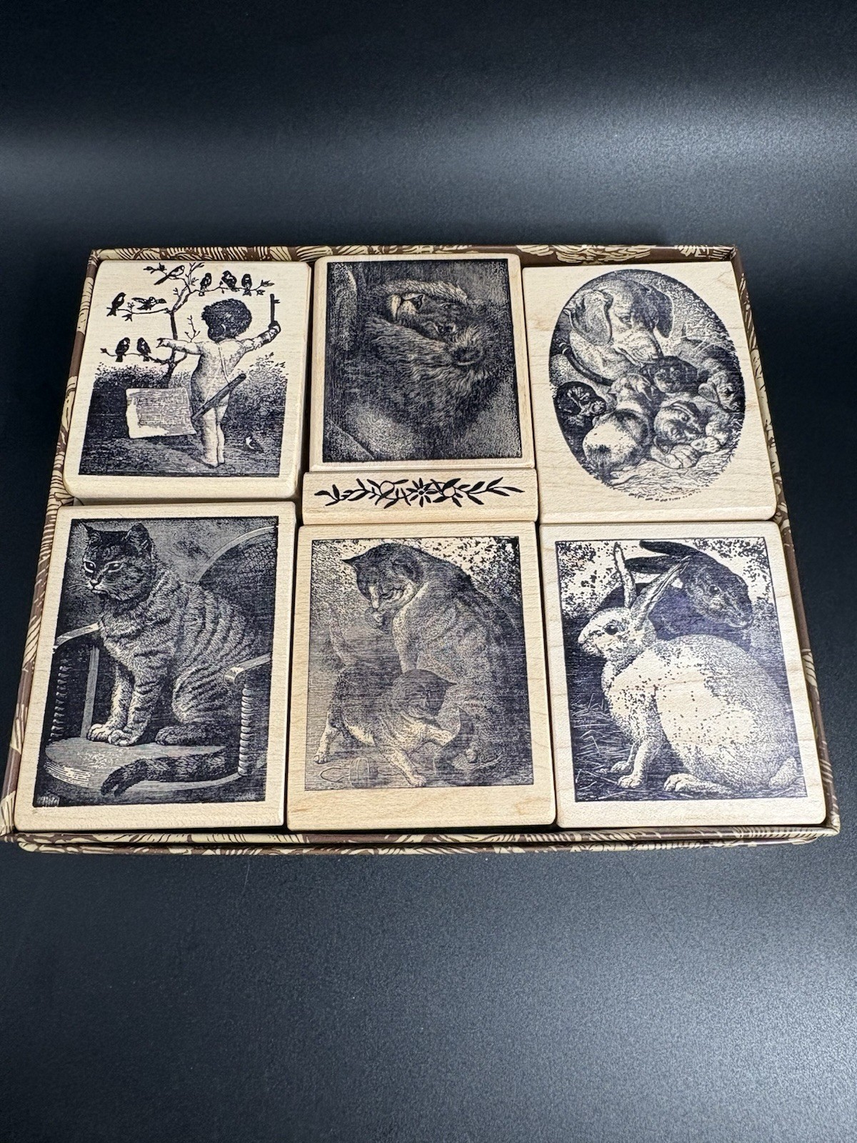 Magenta Collectibles Rubber Stamps Animals: Cat Rabbit Lion Birds Dogs Fall 1998