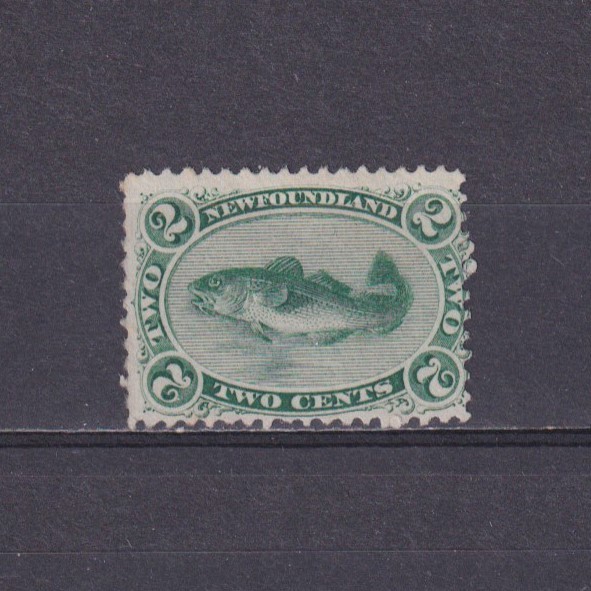 NEWFOUNDLAND CANADA 1865, SG# 31, CV £120, Atlantic Cod, NG