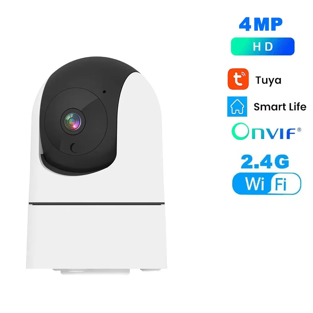 Tuya 5G Wifi IP Camera Indoor 6MP Wireless Security Surveillance Camera Auto Tra