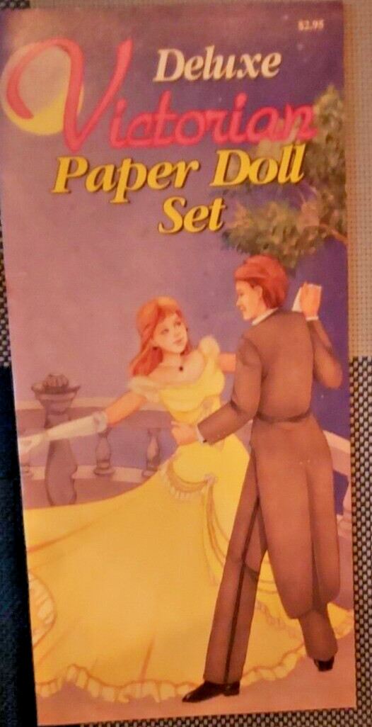 Deluxe Victorian Paper Doll Set Book  1995 New Woman and Man