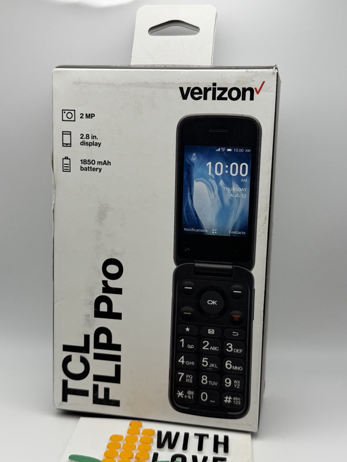 Verizon Prepaid TCL Flip Pro 2.8 In Display Slate Gray  New