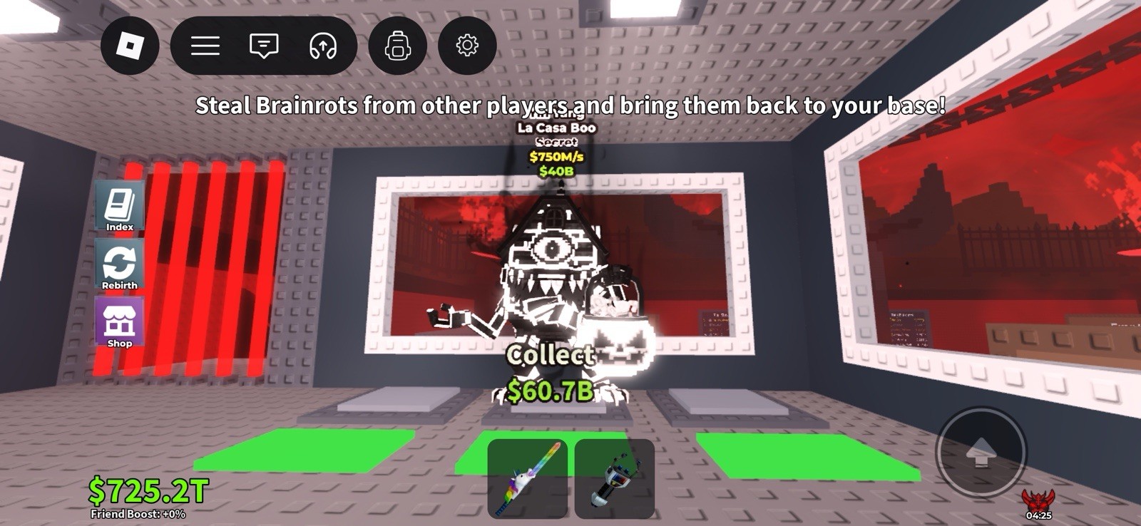 Roblox La Casa Boo Secret Game Item Asset $750M/s $40B Virtual In-Game Currency
