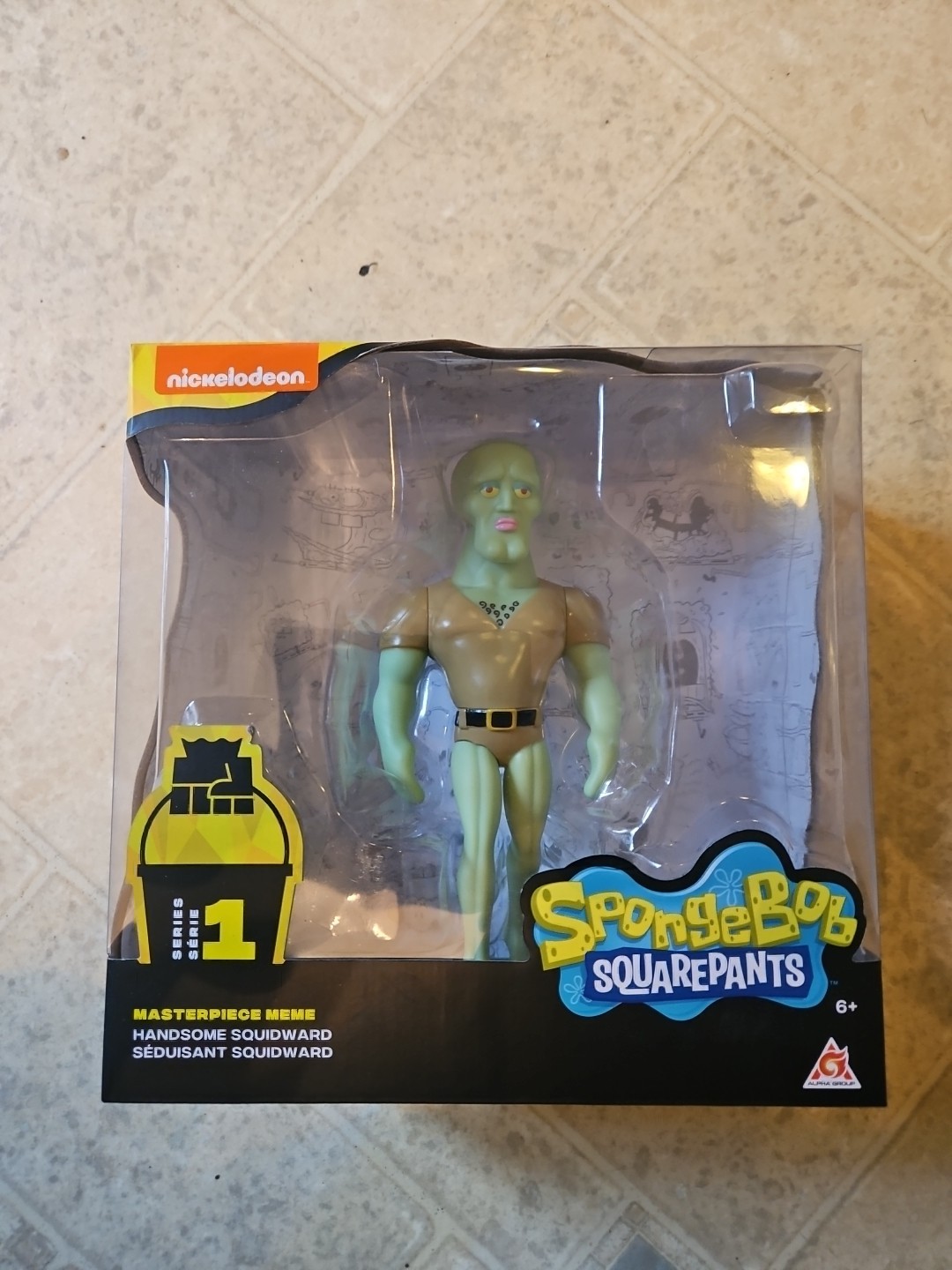 Spongebob Squarepants Masterpiece Meme 8” Handsome Squidward Series 1 Figure
