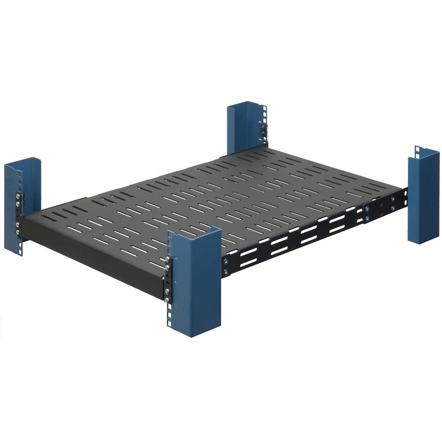 Rack Solutions 2U Heavy Duty Fixed Shelf 28in D 500lb Capacity 1USHL116
