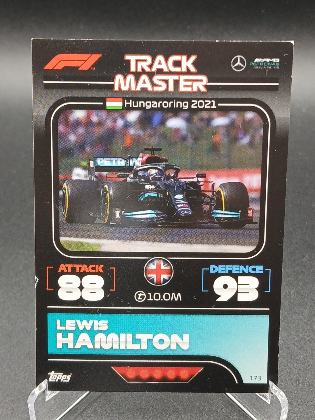 Lewis Hamilton Track Master Turbo Attax 2022 F1