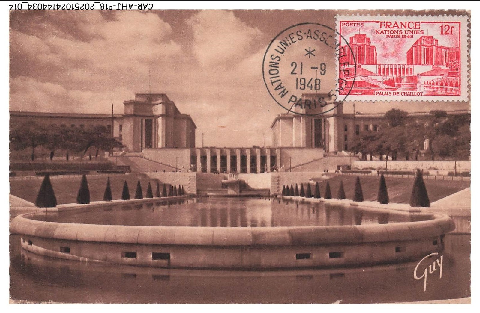 CAR-AHJP18-0846-MAXIMUM - Paris - Palais De Chaillot - View Of The Gardens
