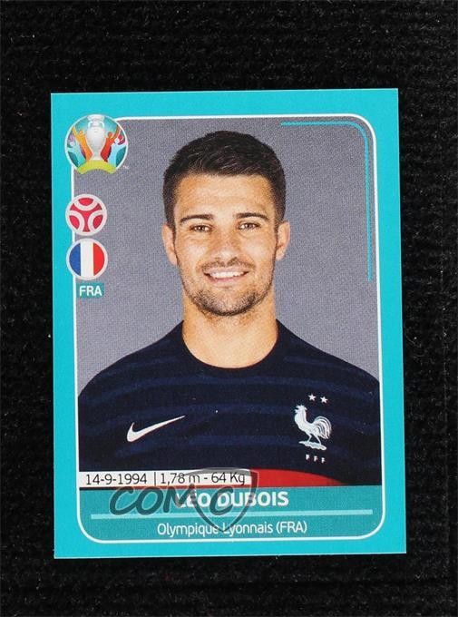 2020 Panini Euro 2020 Album Stickers France Leo Dubois #FRA16 04z6