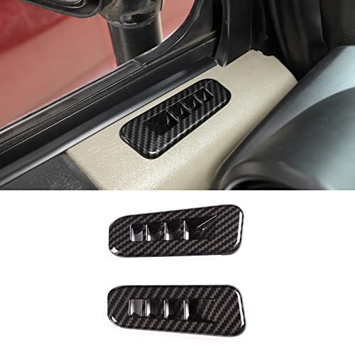  Door Air Outlet Conditioner Vent Protection Trim Cover Trim Carbon Fiber Style