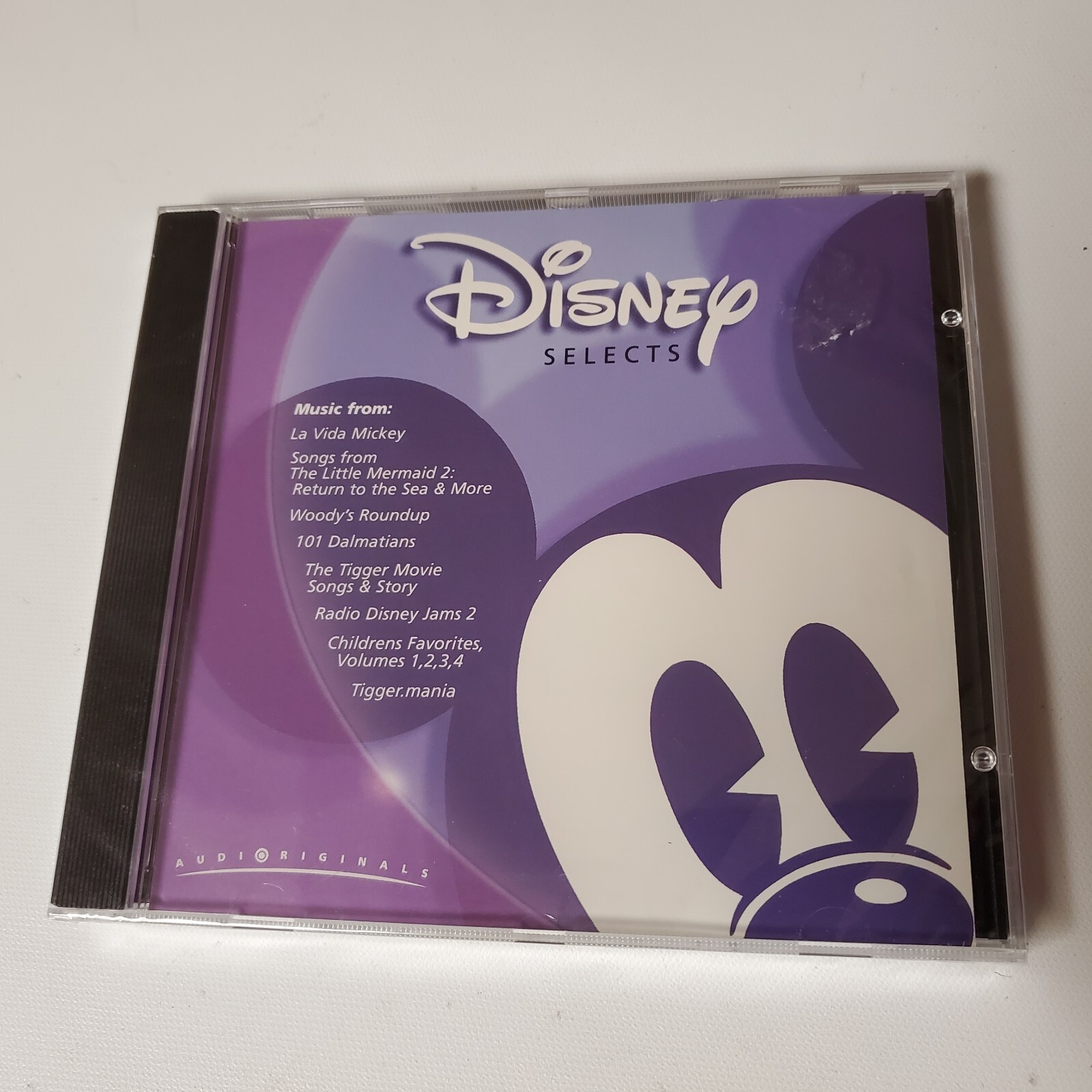New Disney Selects Music CD 2000 13 Of Your Favorite Songs Movie Channel Cartoon
