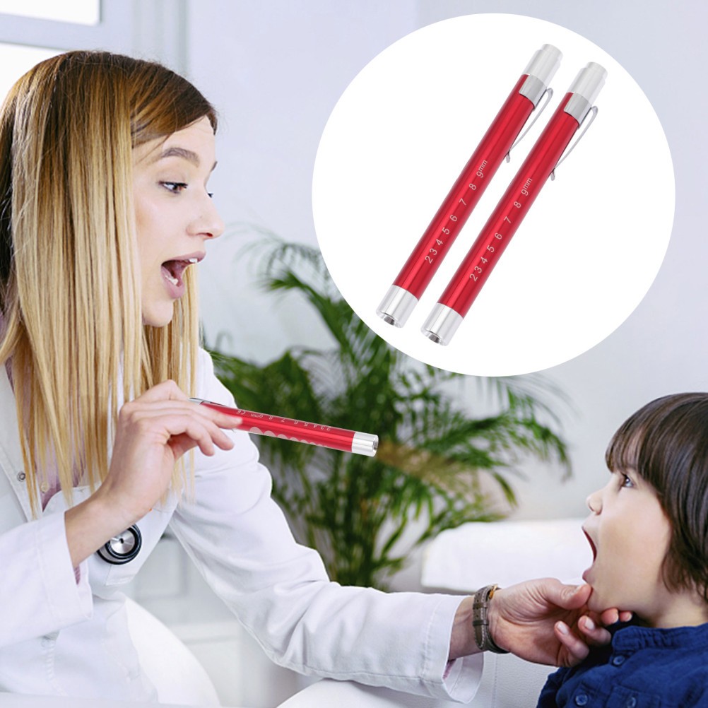 2pcs Inspection Lamp Battery Powered Drop-proof LED Electric Torch