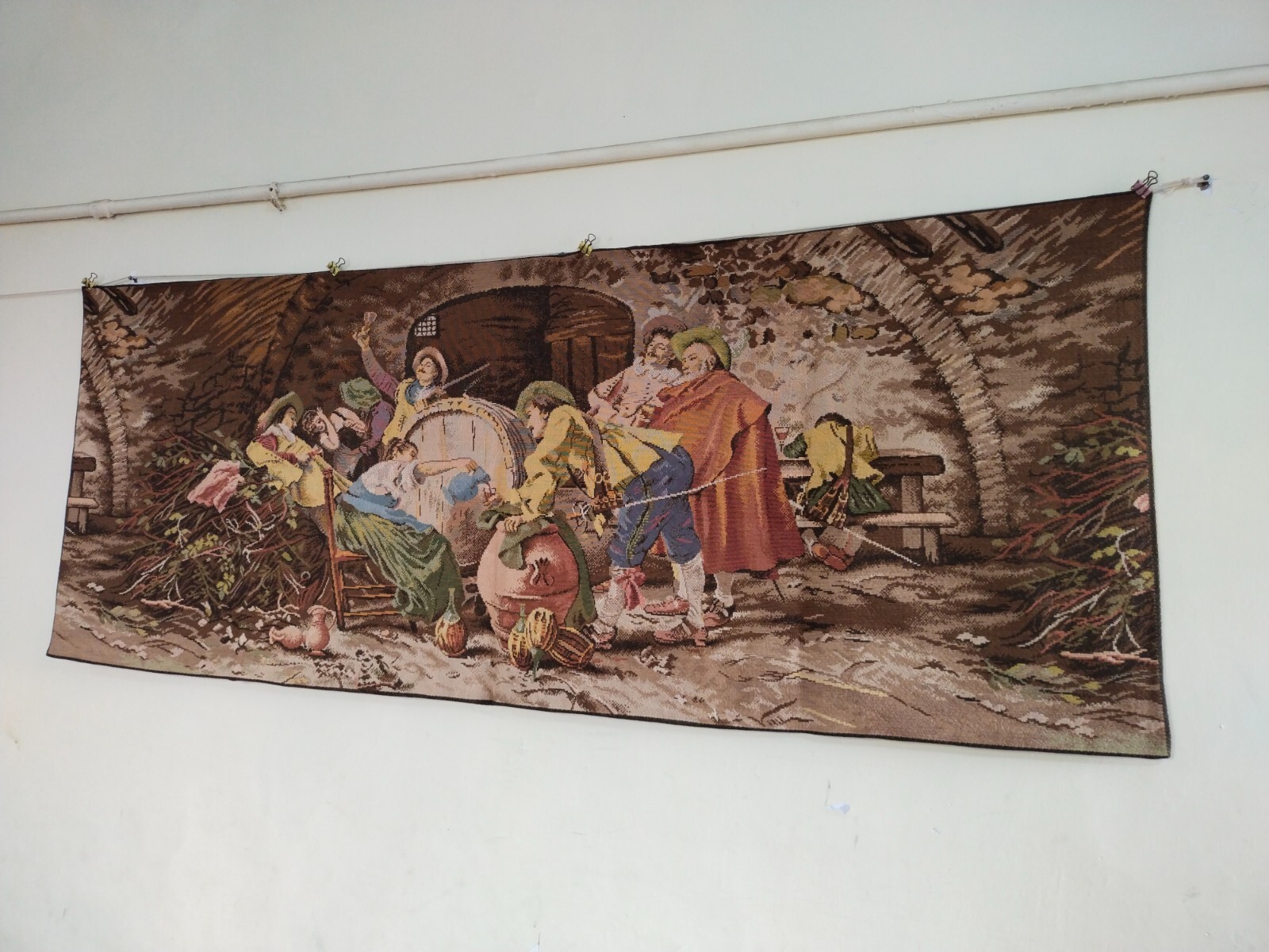 Vintage fabulous french Aubusson tapestry wall hanging tapestries decor item985