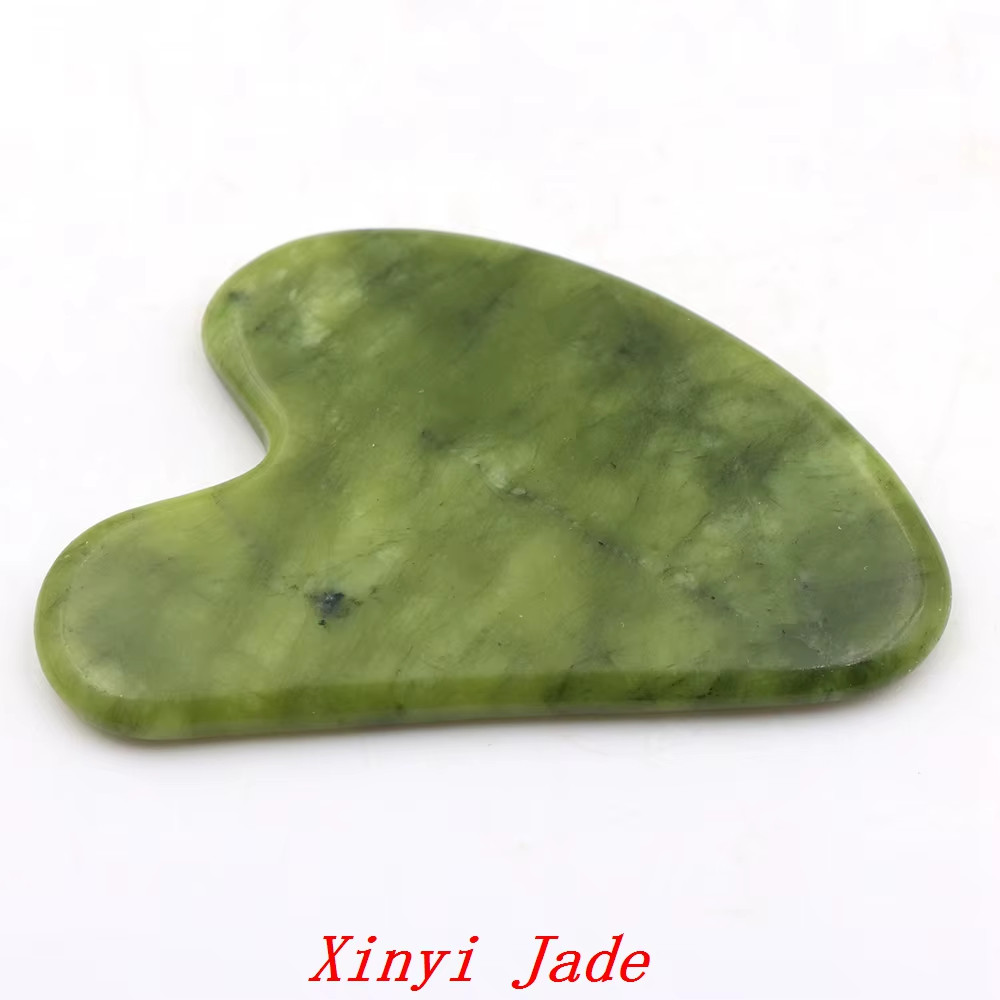 Guasha Jade Facial Beauty Scraping Massage Tools Firm Skin Care Face Gua Sha SPA