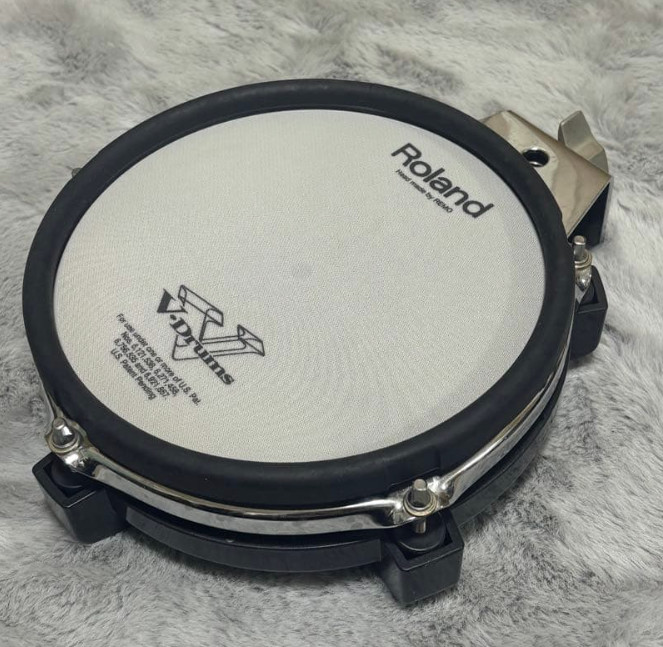 Roland PD-85 V-Pad 8-Inch Mesh Head DUAL TRIGGER PAD Head/Rim Black V-Drums