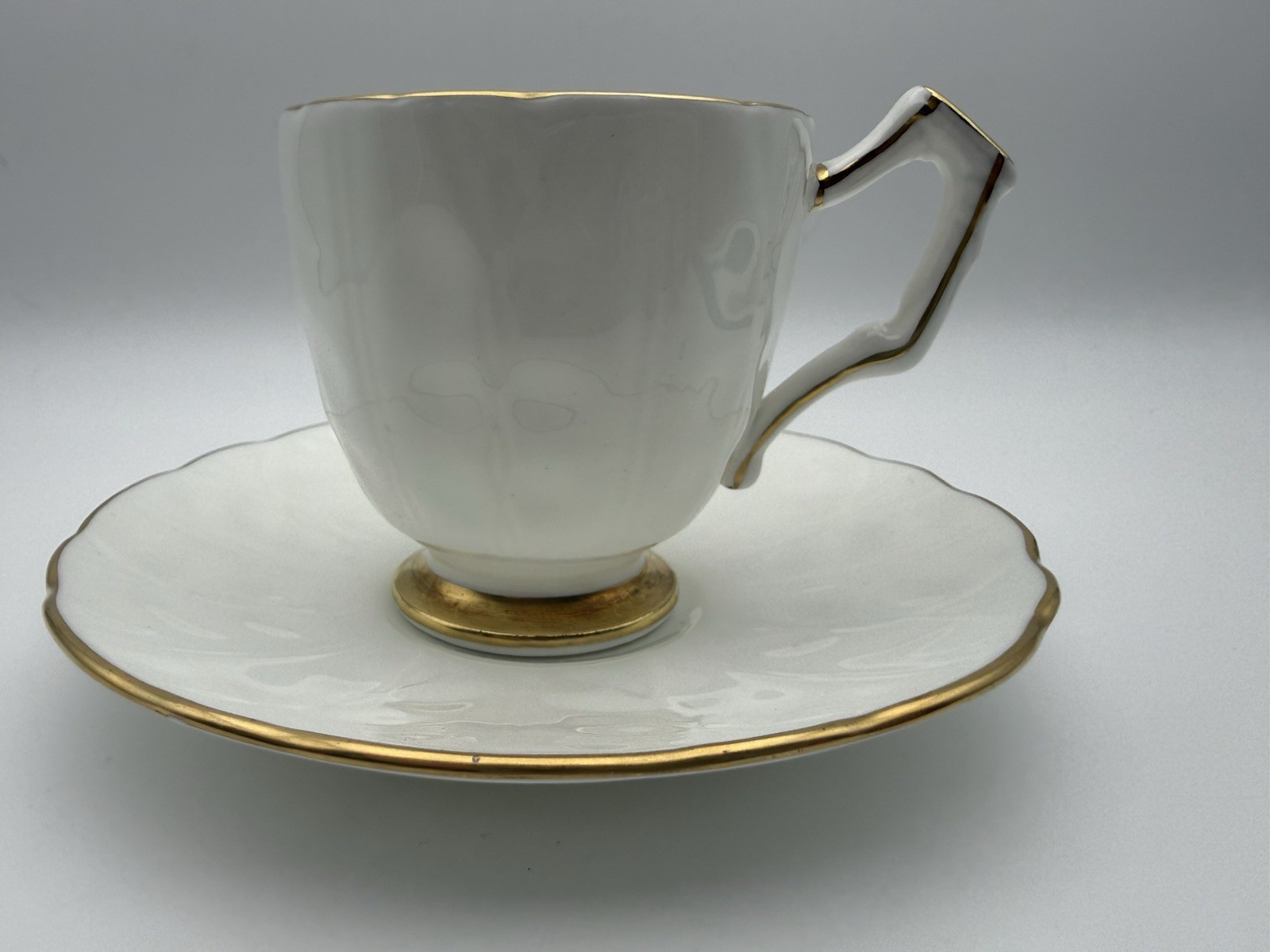 Vintage Aynsley Golden Crocus Tea Cup and Saucer Bone China 765788 England